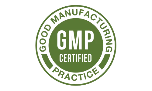 GlucoBerry GMP manufacturing badge